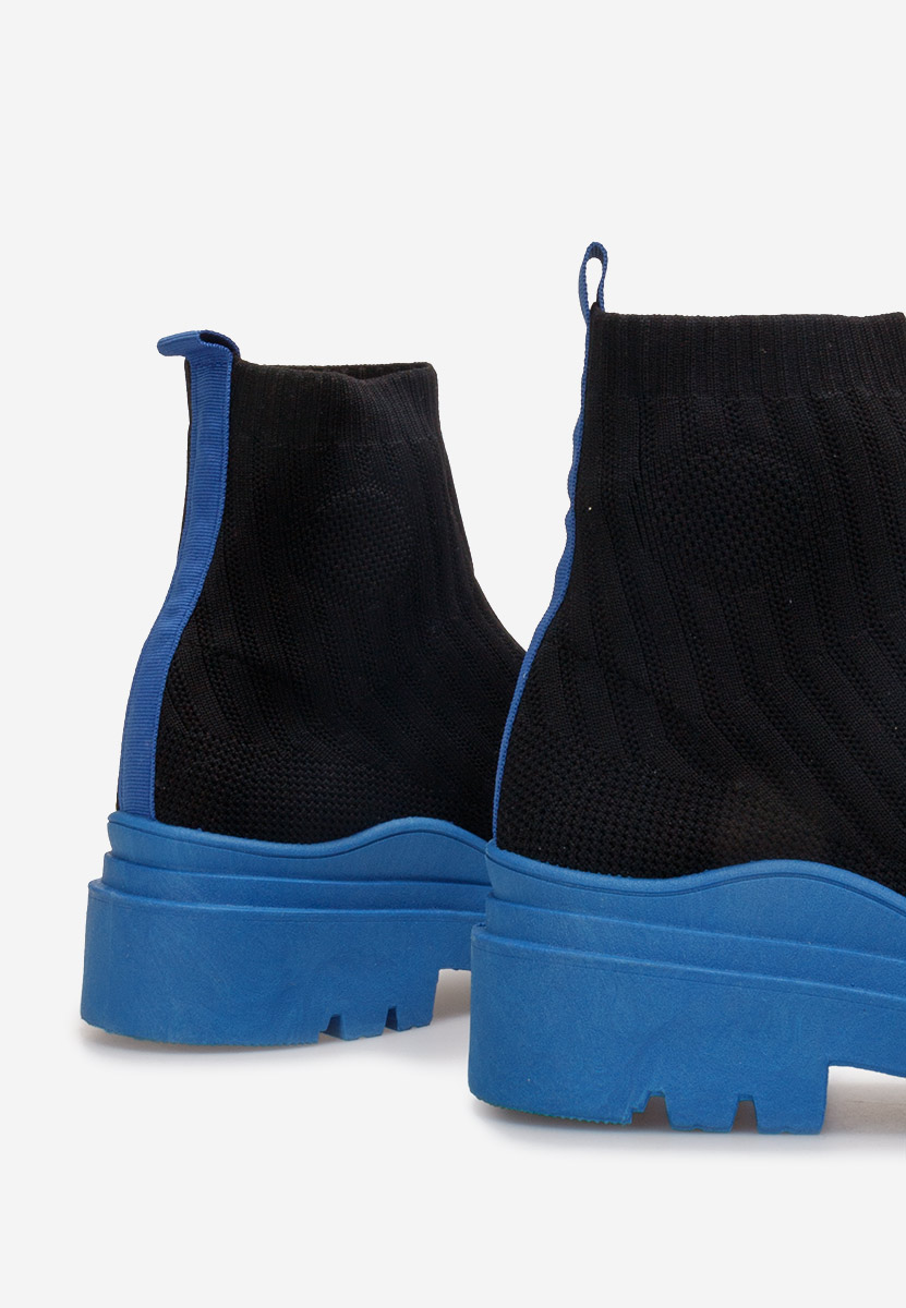 Sneakers donna alte tipo calzino Brinley V3 blu