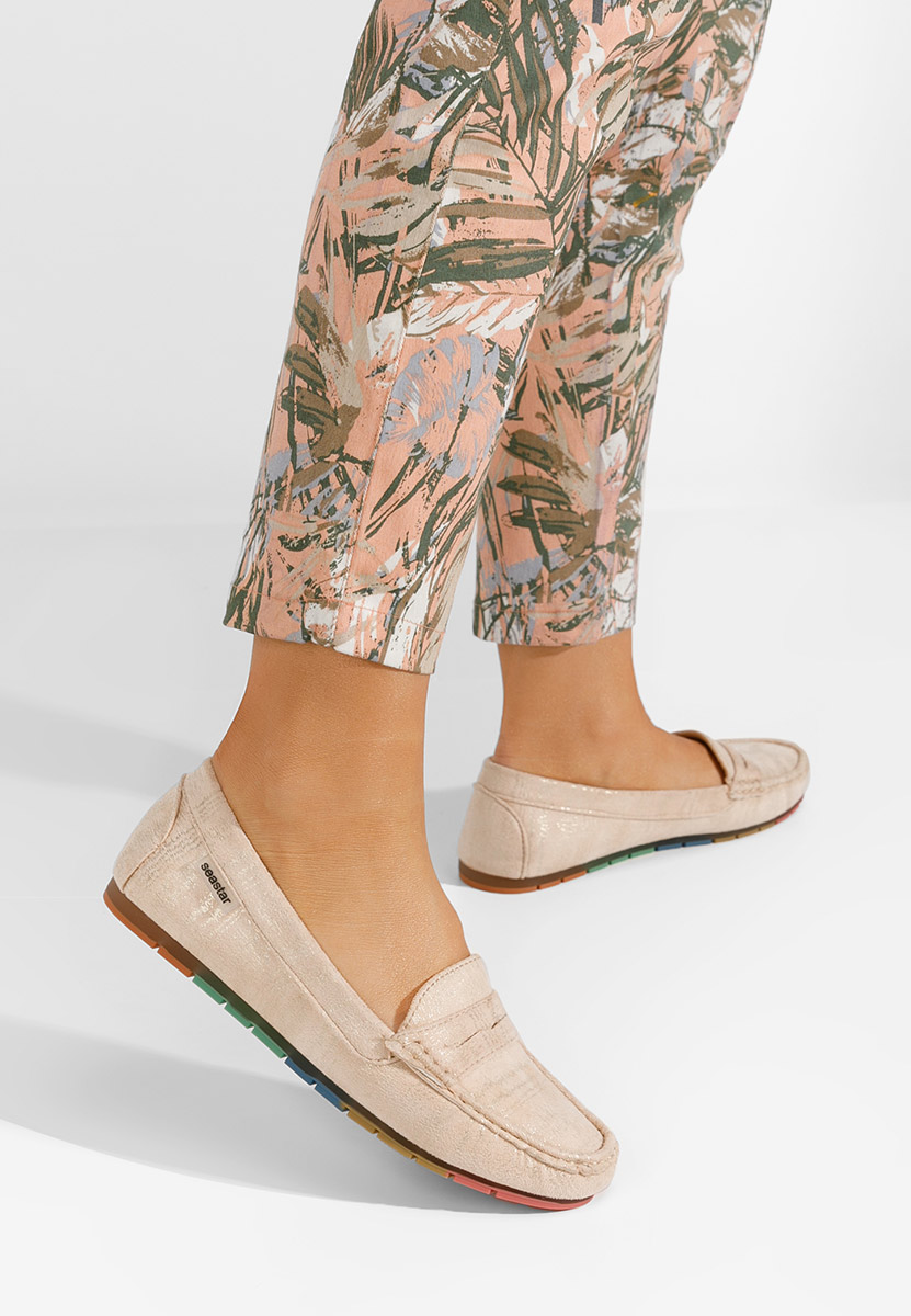 Mocassini da donna Tamina Beige