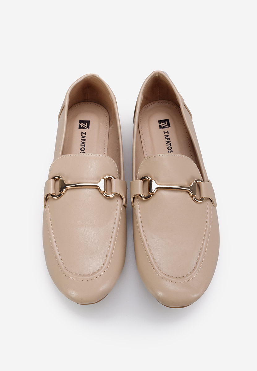 Mocassini da donna Casica beige