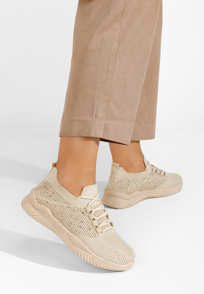 Scarpe sportive donna Ivaria Beige