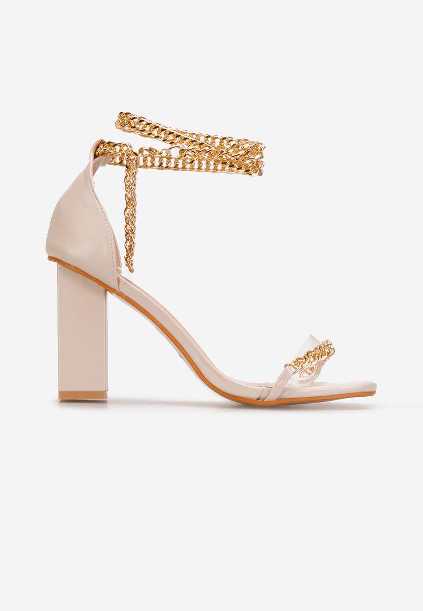 Sandali gioiello Alize beige