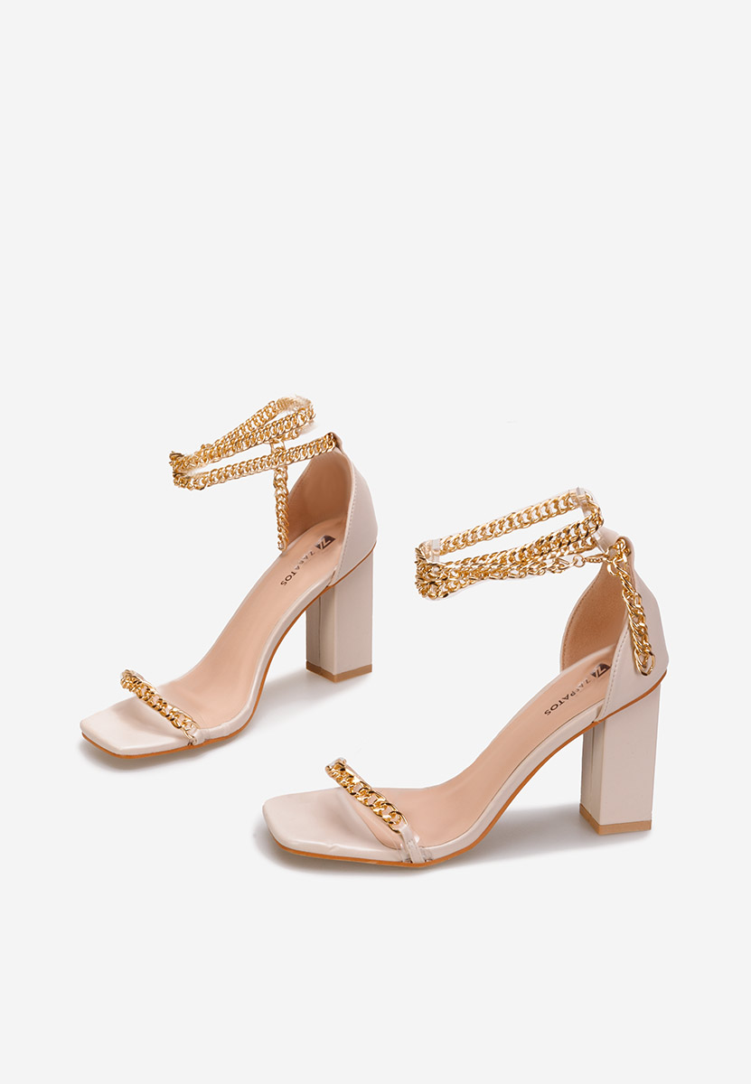 Sandali gioiello Alize beige