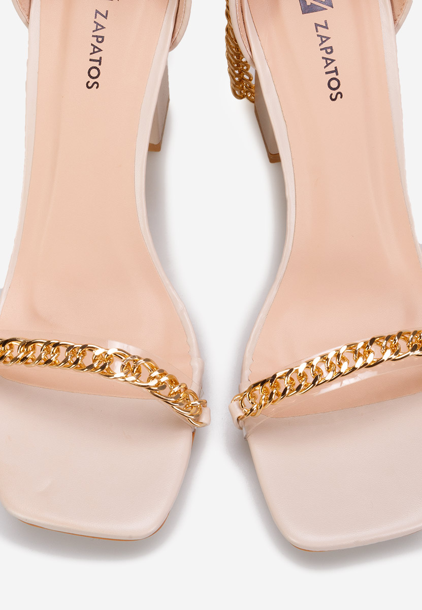 Sandali gioiello Alize beige
