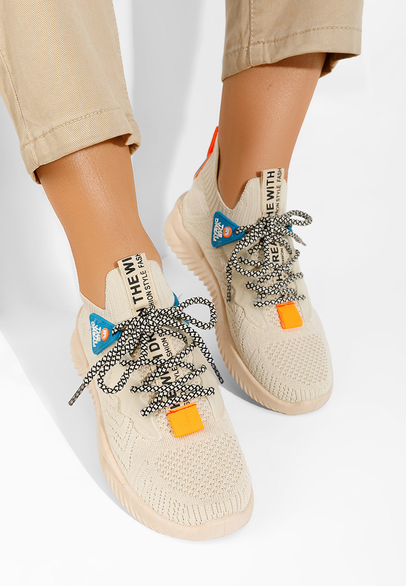 sneakers donna Drevna Beige