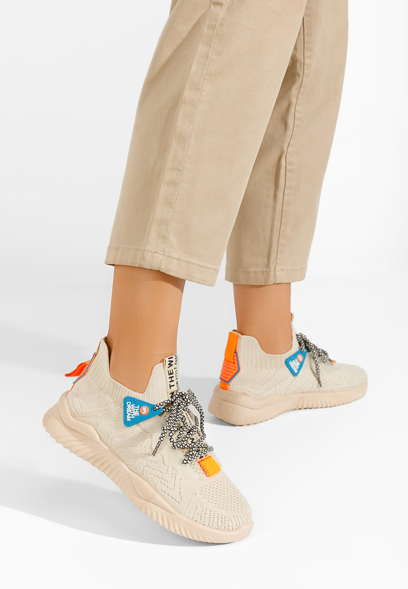 sneakers donna Drevna Beige