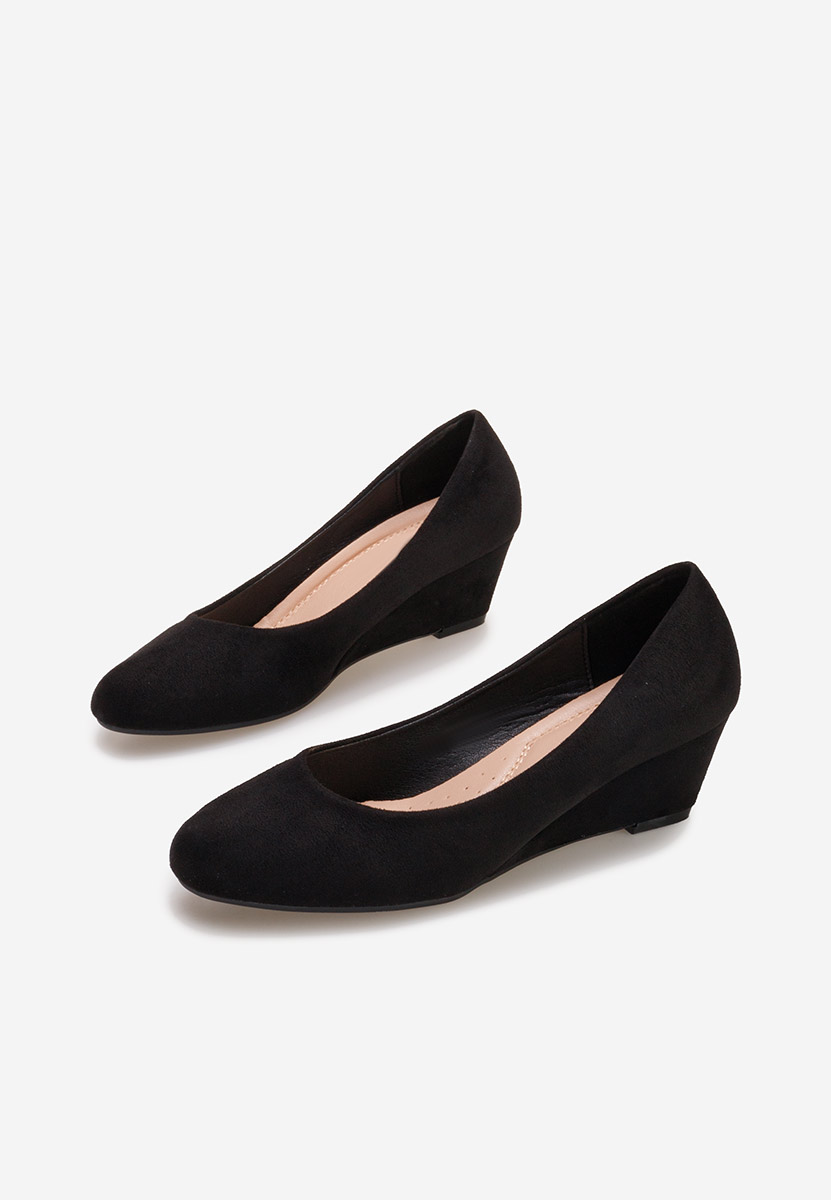 Scarpe con zeppa Rhona Nero