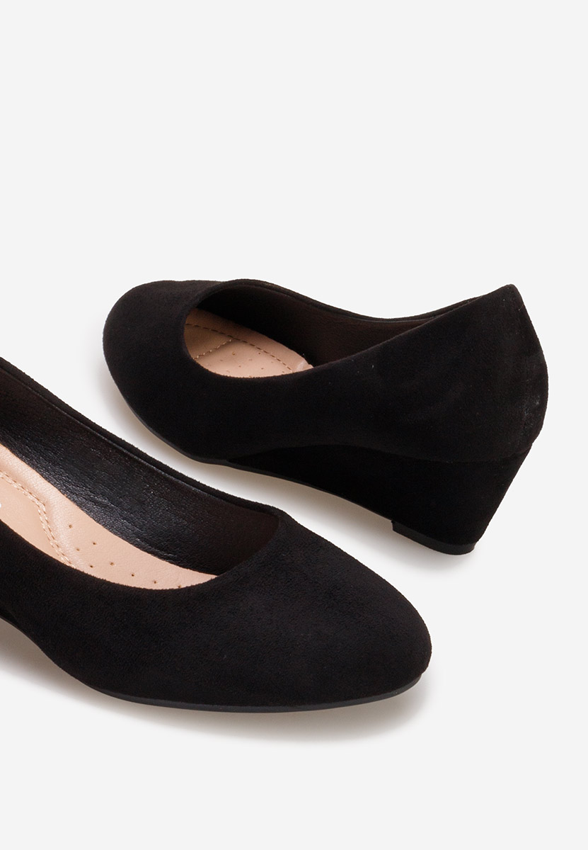 Scarpe con zeppa Rhona Nero