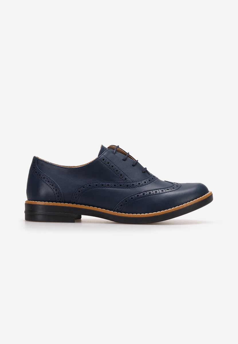 Scarpe brogue donna Emily Blu marine