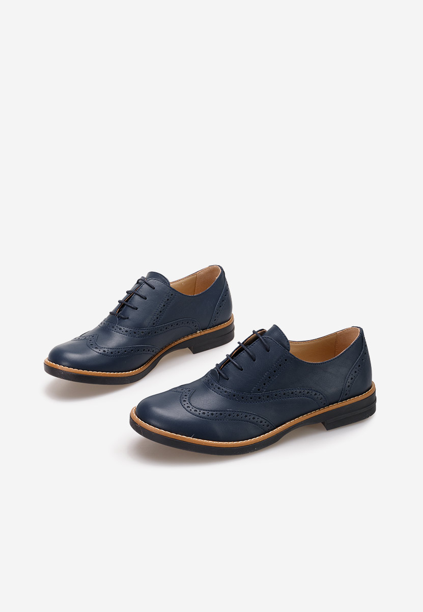 Scarpe brogue donna Emily Blu marine