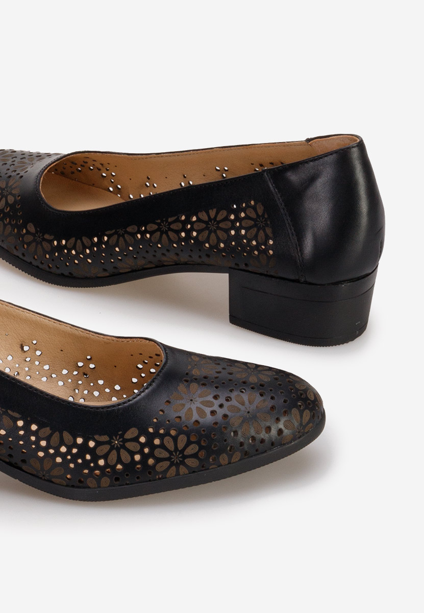 Scarpe pelle Admire Nero