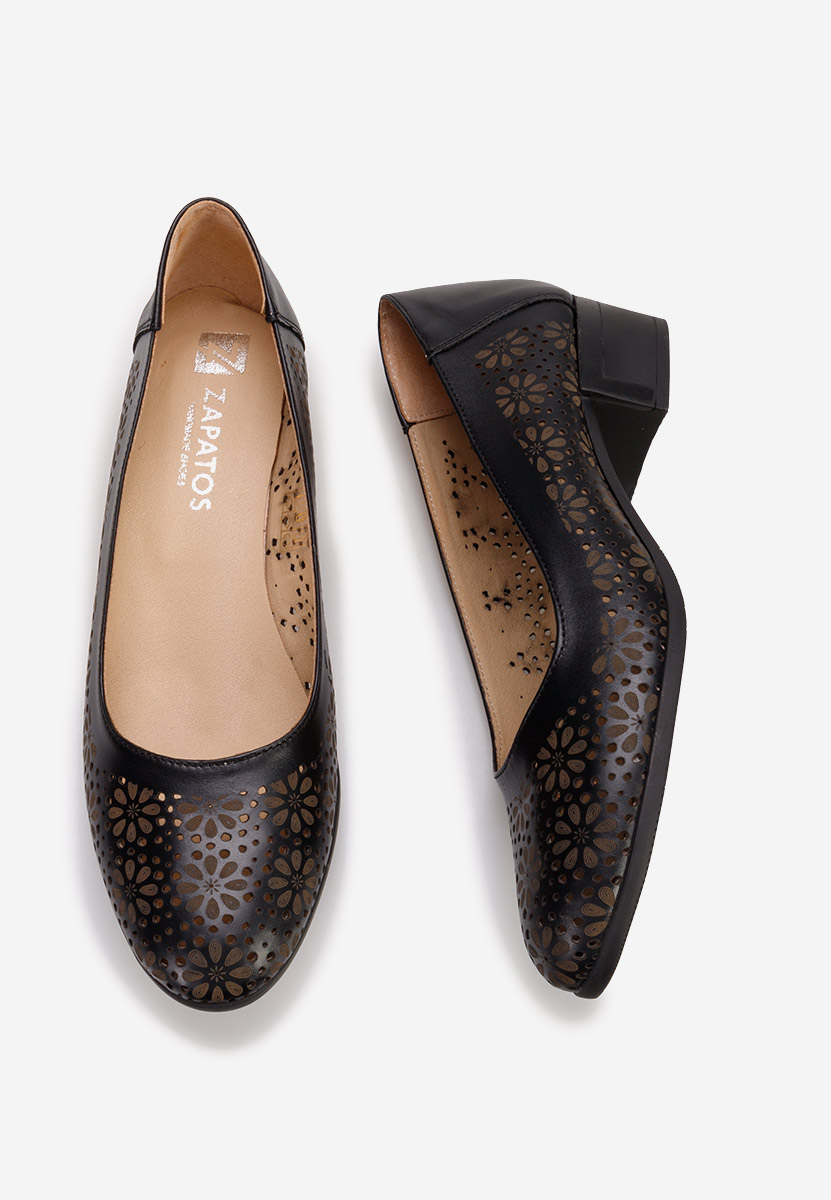 Scarpe pelle Admire Nero