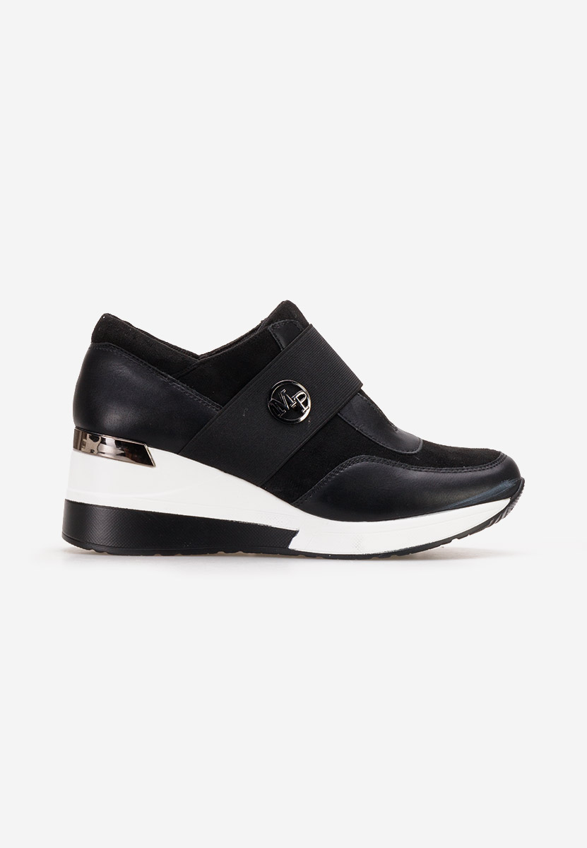 Sneakers con zeppa Almona nero