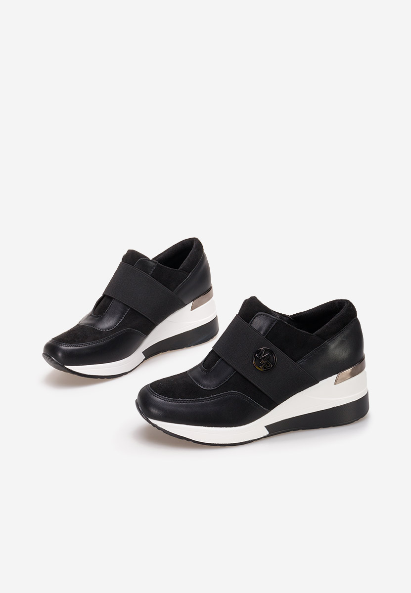 Sneakers con zeppa Almona nero