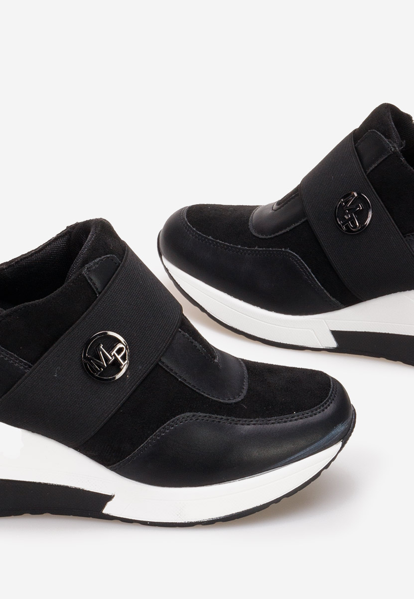 Sneakers con zeppa Almona nero