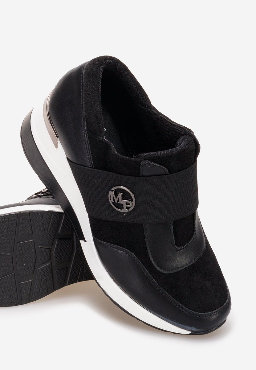 Sneakers con zeppa Almona nero