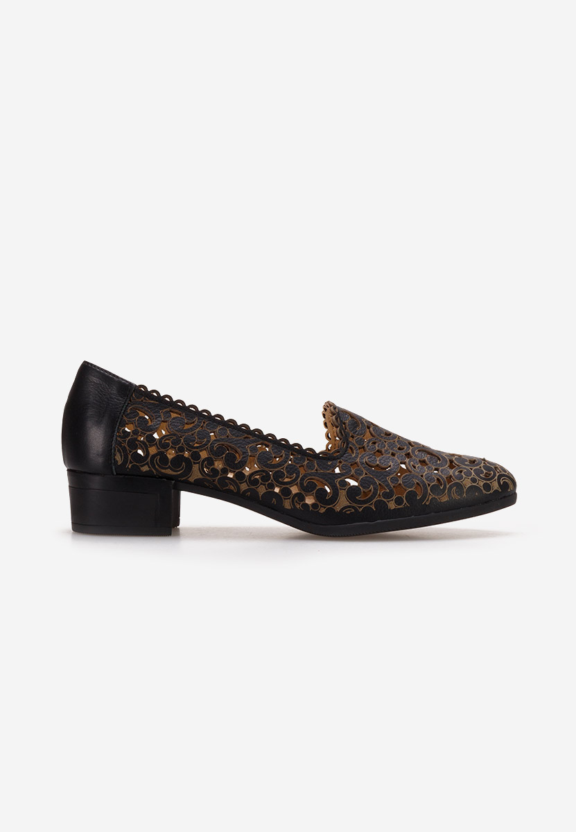 Scarpe pelle Malva Nero