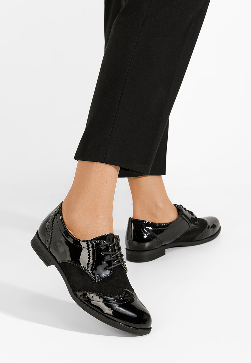 Scarpe oxford donna Bakera nero