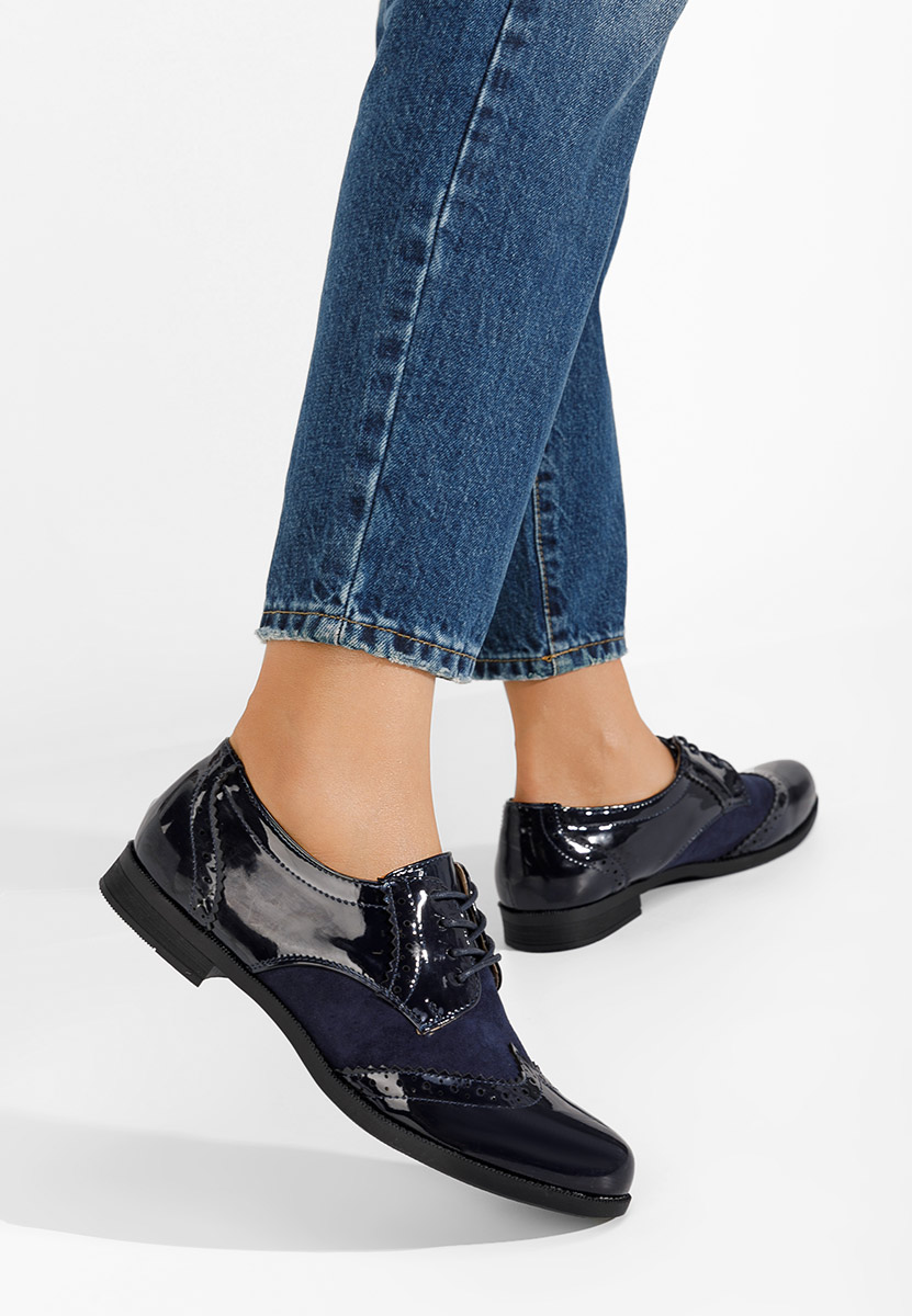 Scarpe oxford donna Bakera blu marine