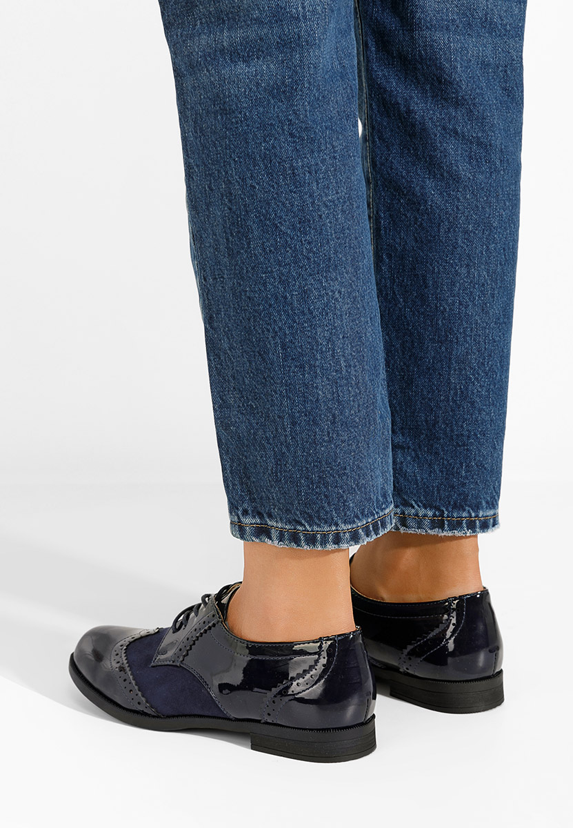 Scarpe oxford donna Bakera blu marine