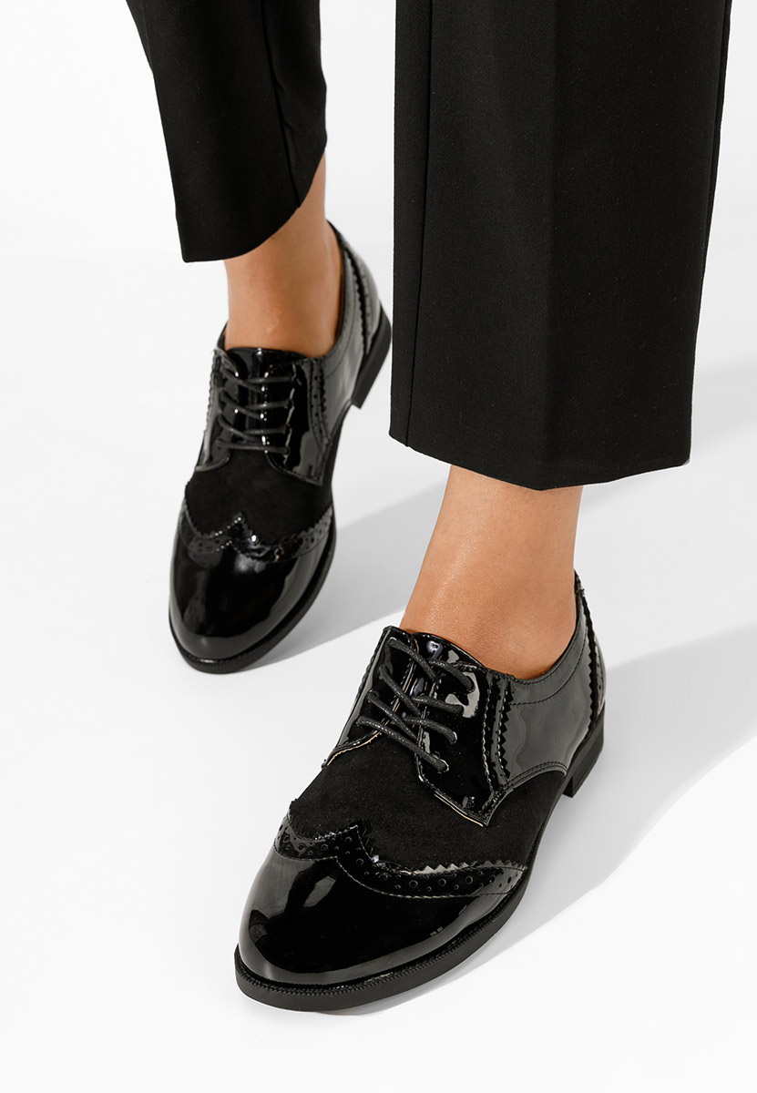 Scarpe oxford donna Bakera nero