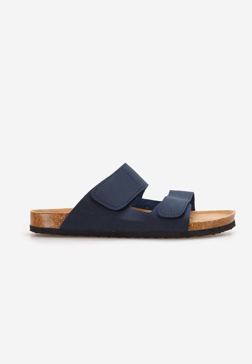 Pantofole da uomo Mathias Blu marine