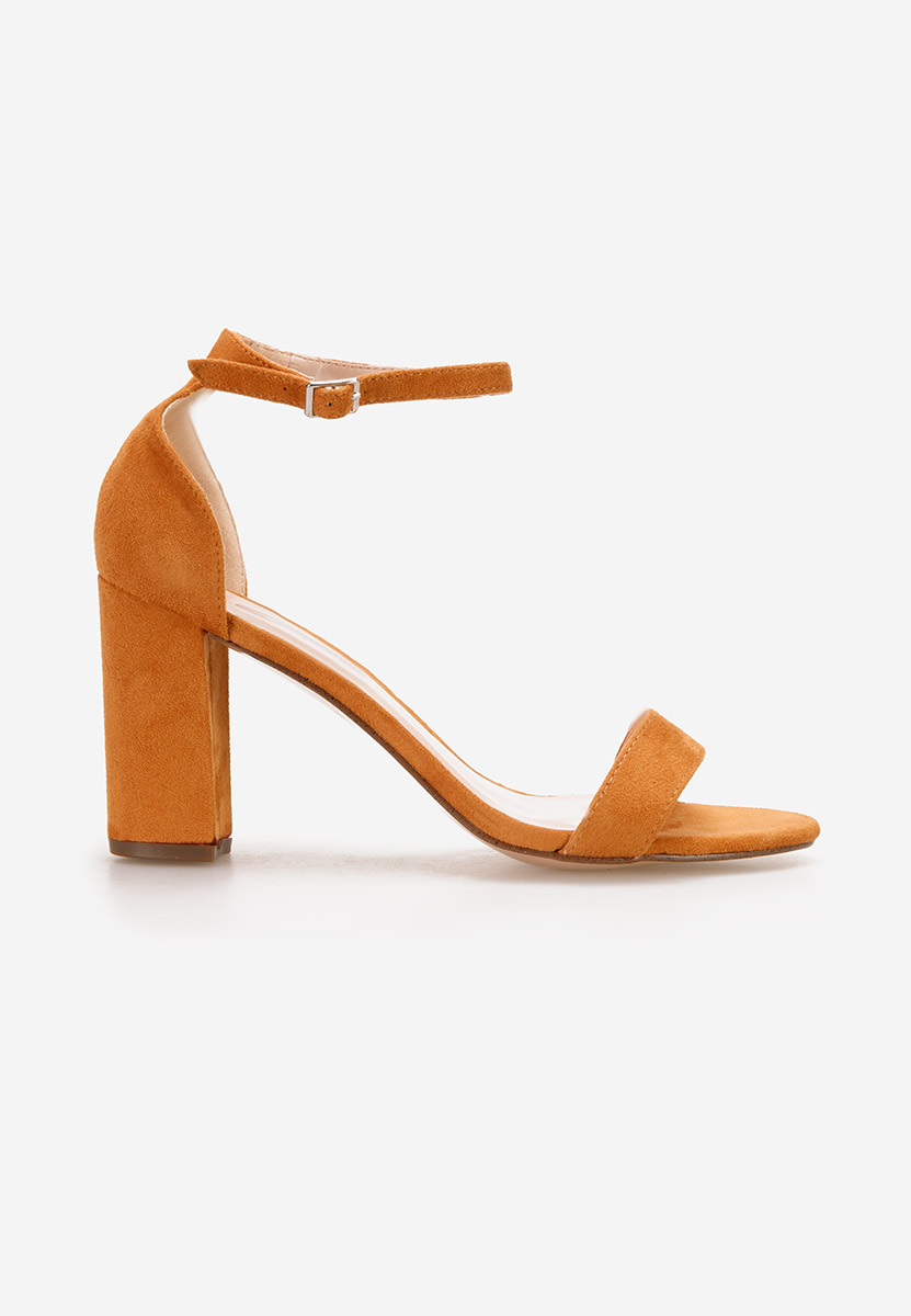Sandali con tacco Flavie Camel