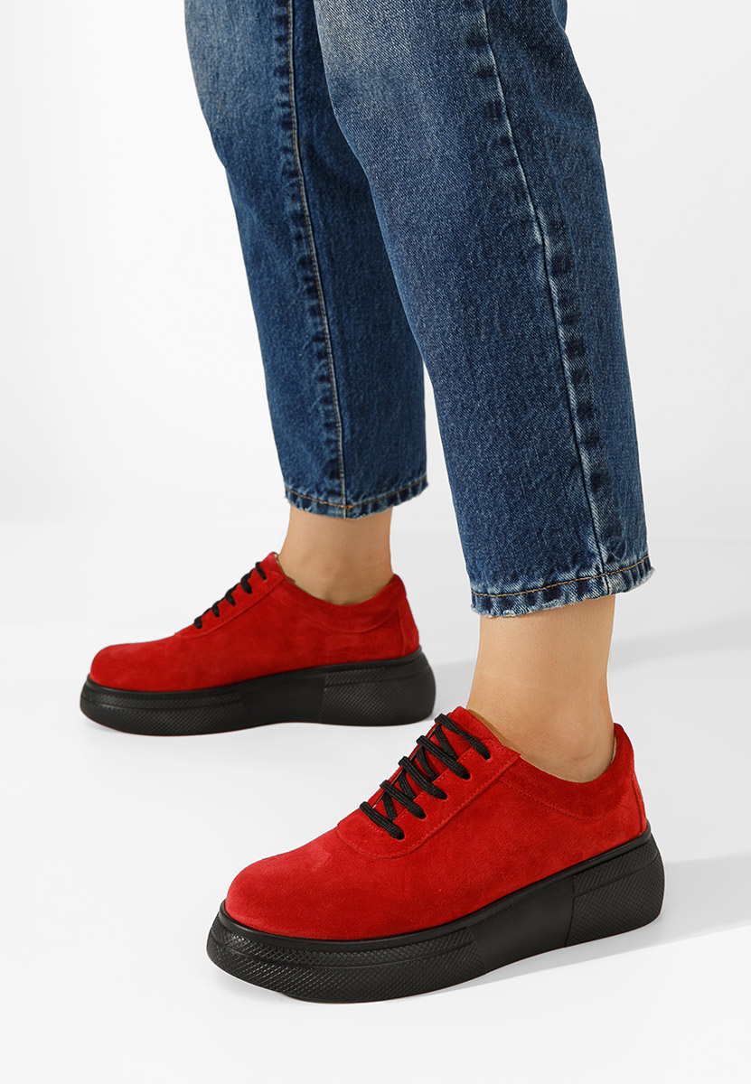 Scarpe con plateau Delisa V2 Rosso