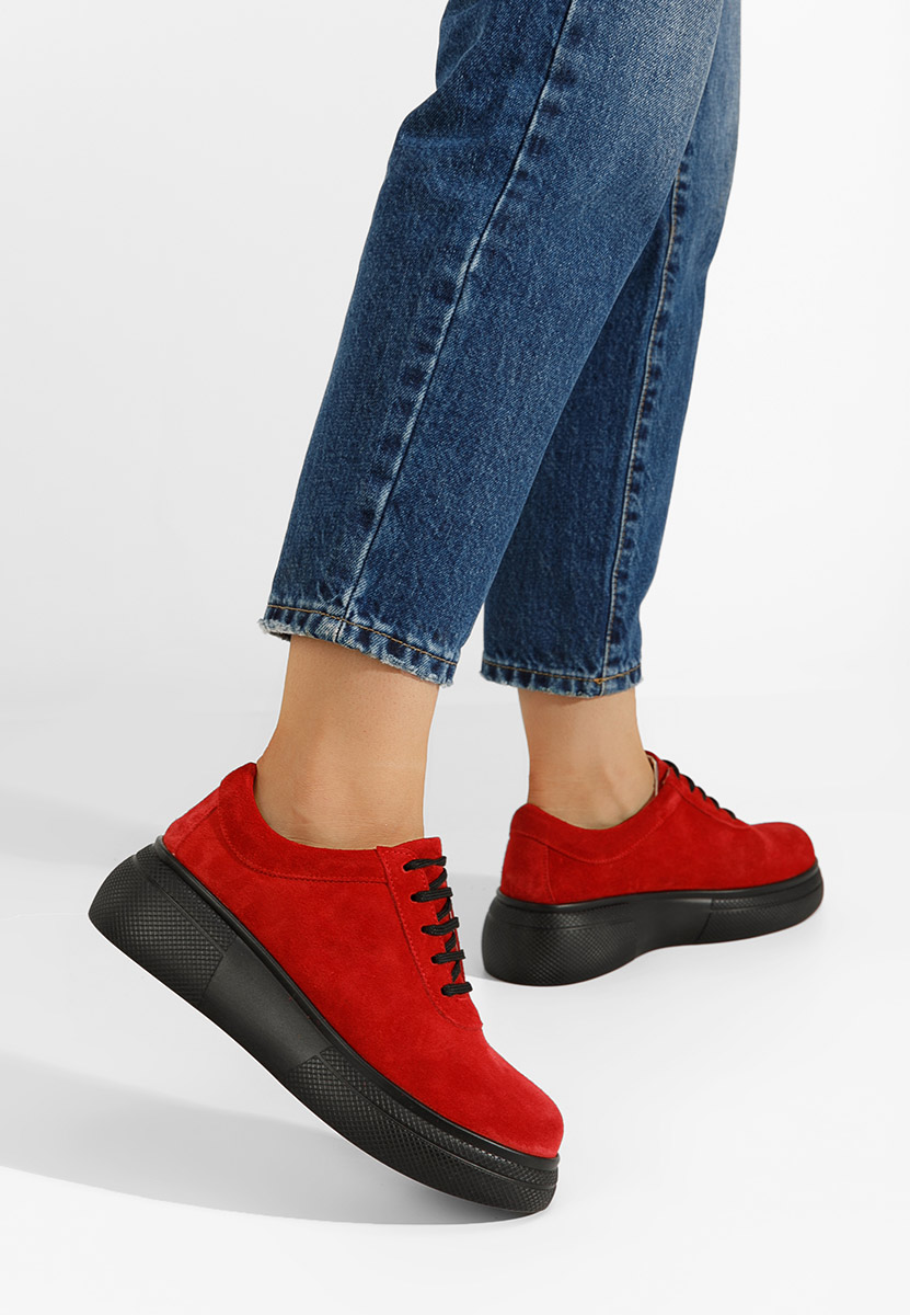 Scarpe con plateau Delisa V2 Rosso