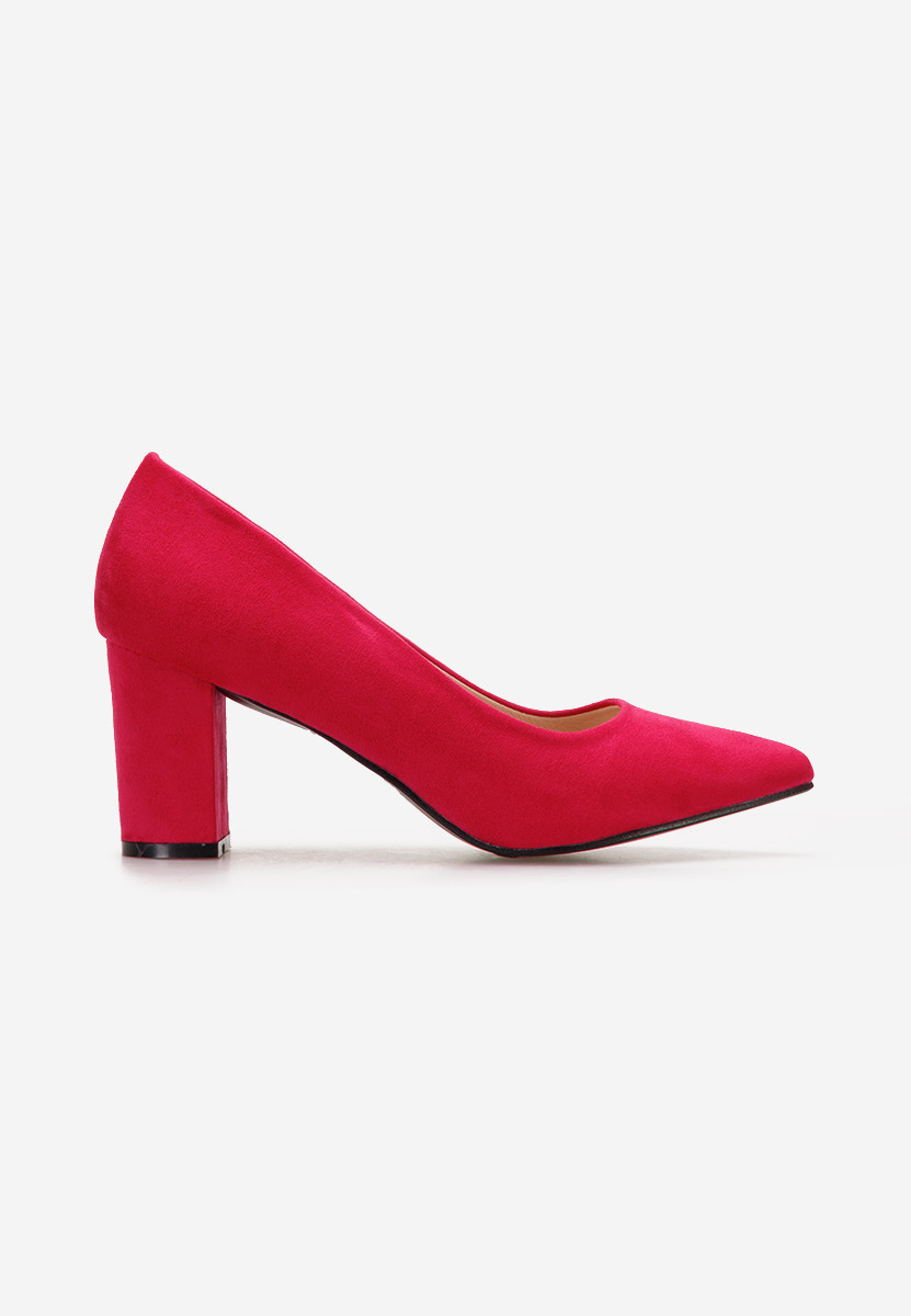Décolleté tacco largo Sanira Fucsia