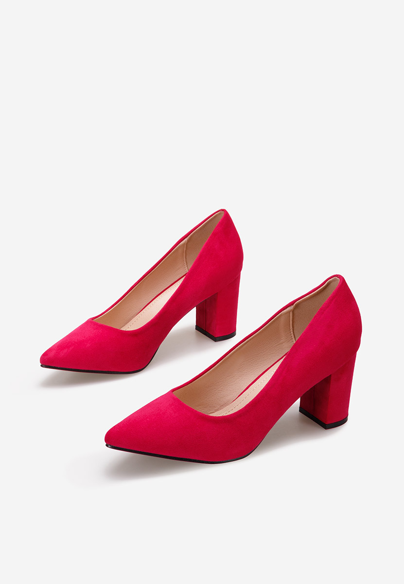 Décolleté tacco largo Sanira Fucsia