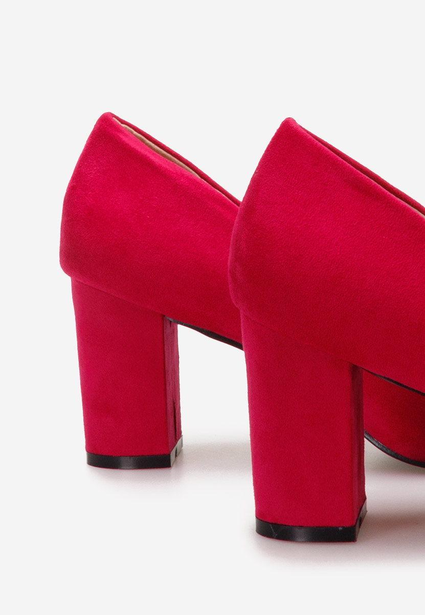 Décolleté tacco largo Sanira Fucsia