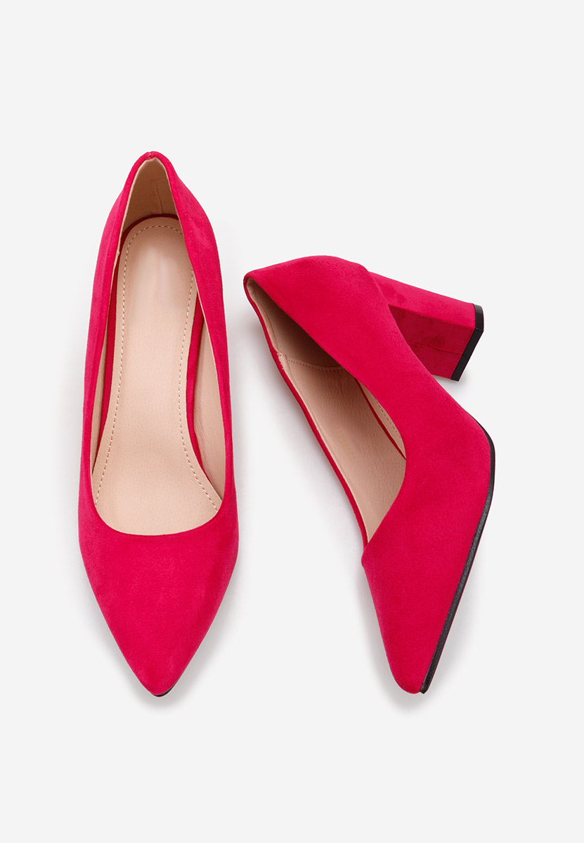 Décolleté tacco largo Sanira Fucsia