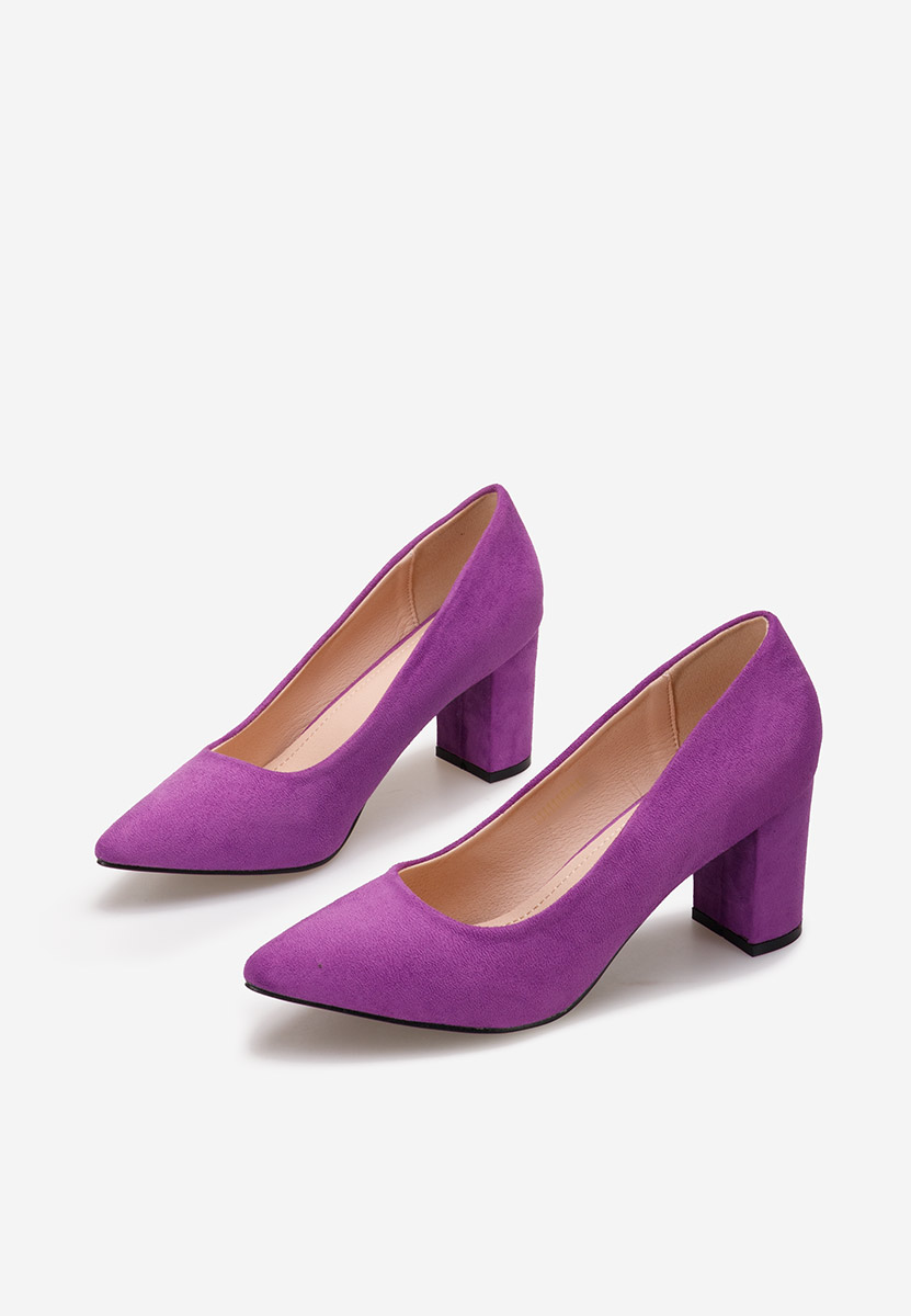 Décolleté tacco largo Sanira Viola