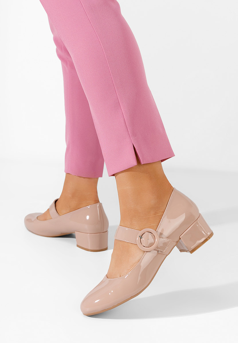 Décolleté tacco basso Adevana V3 nude