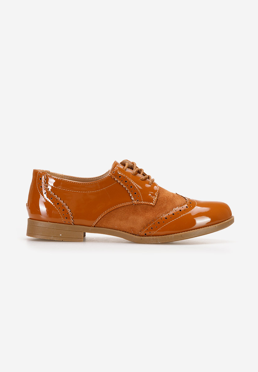 Scarpe oxford donna Bakera camel