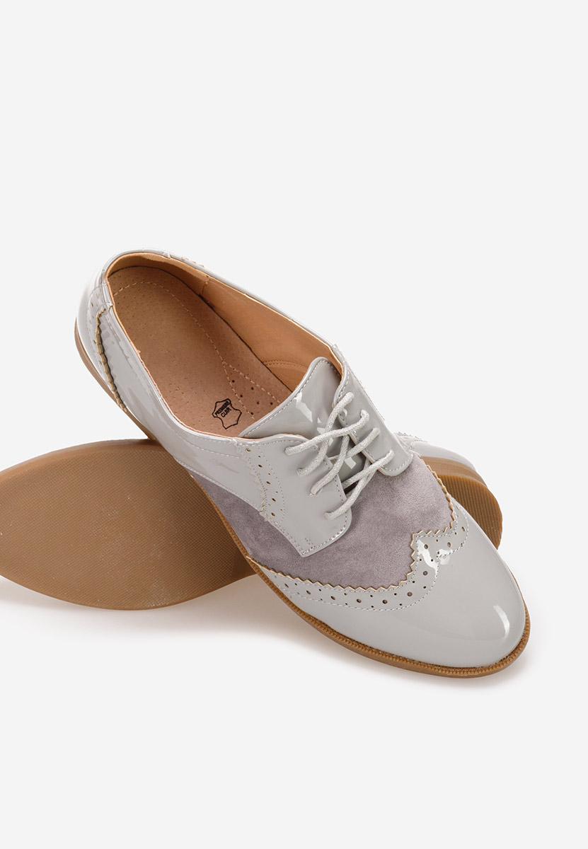 Scarpe oxford donna Bakera grigio