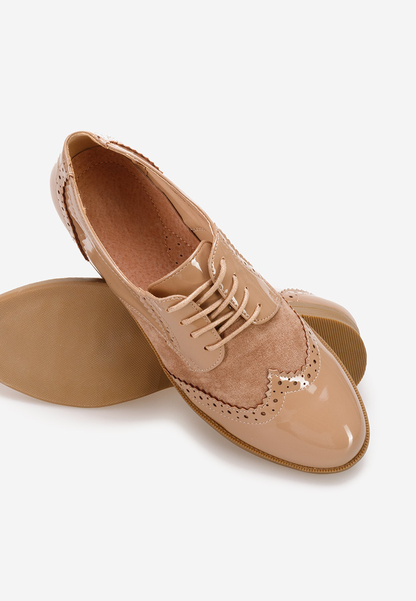 Scarpe oxford donna Bakera cachi