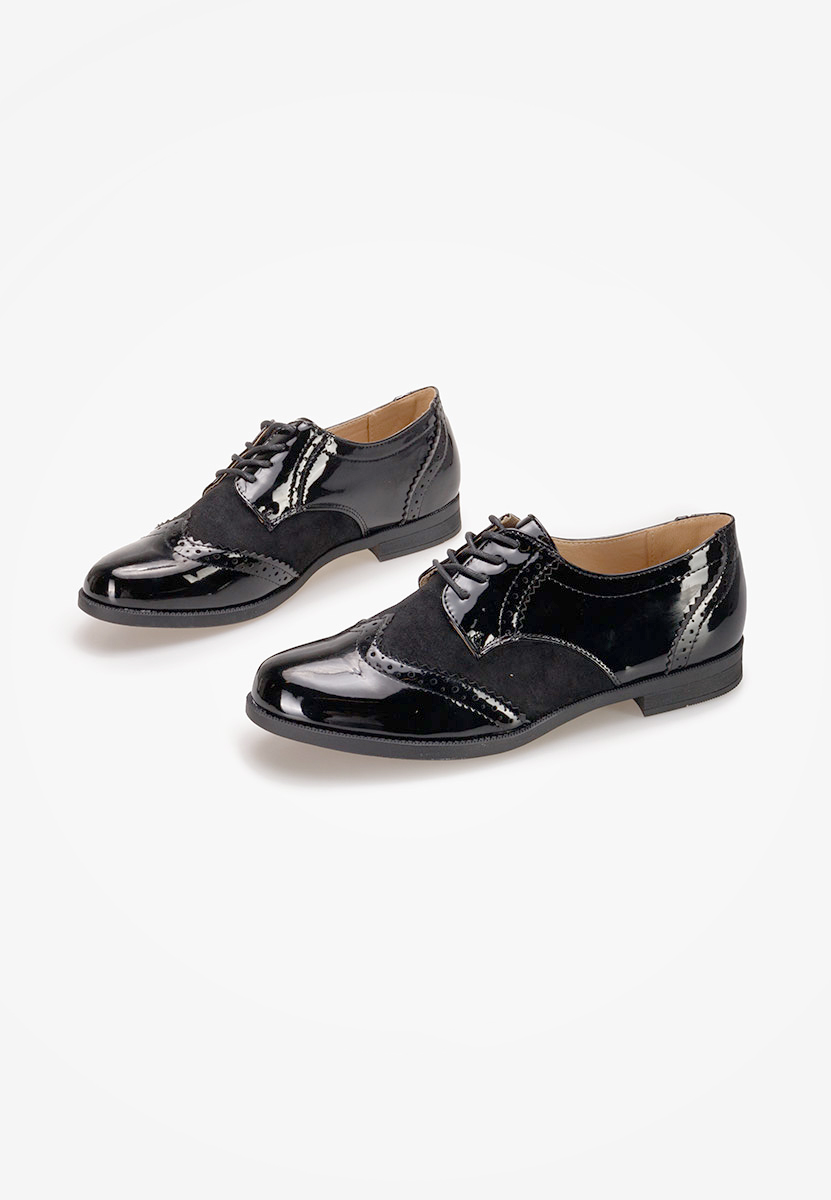 Scarpe oxford donna Bakera nero