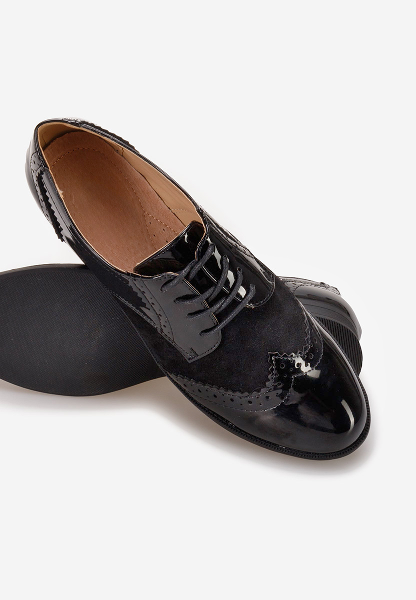 Scarpe oxford donna Bakera nero