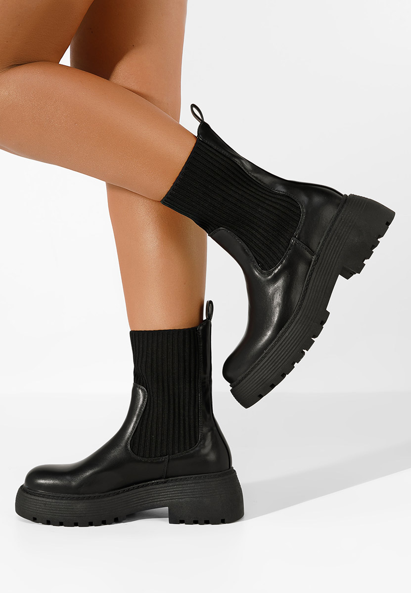 Stivaletti donna Ezora Nero