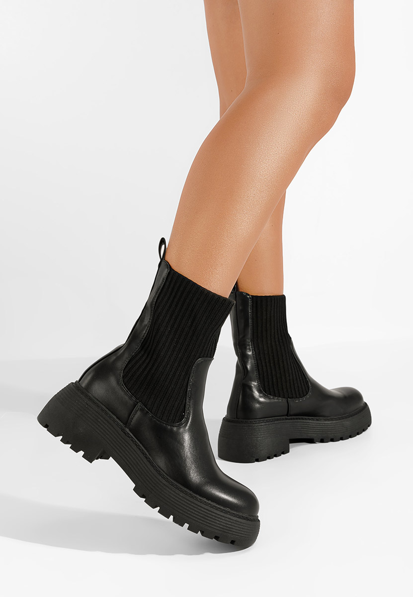 Stivaletti donna Ezora Nero