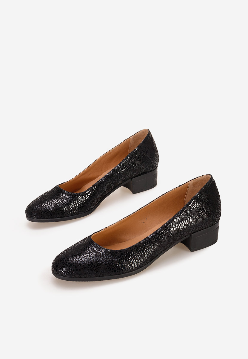 Décolleté tacco basso Montremy V5 nero