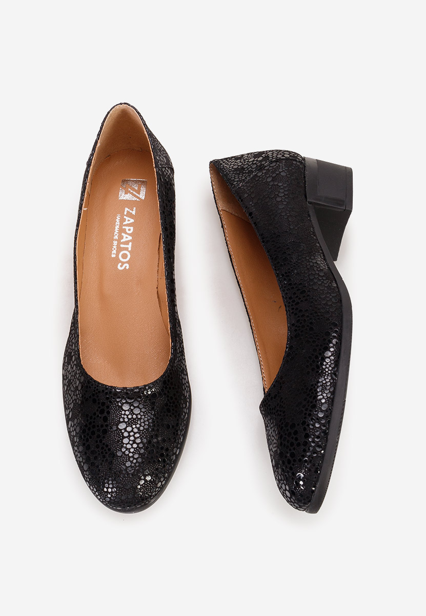 Décolleté tacco basso Montremy V5 nero