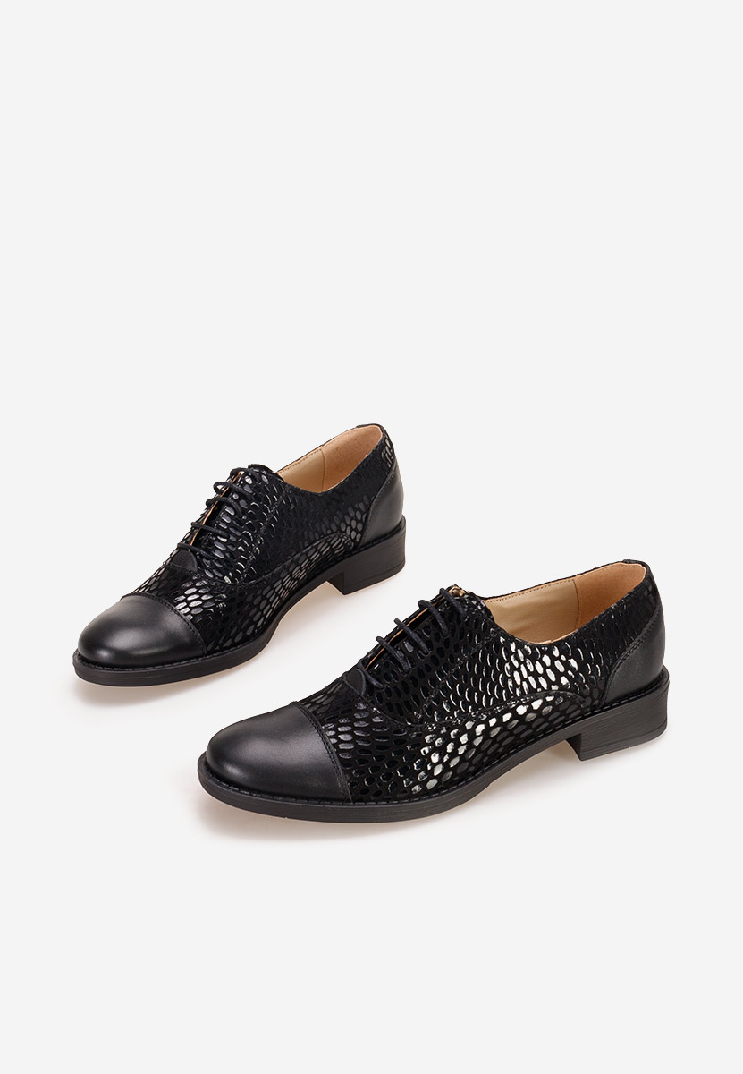 Scarpe oxford donna Genave V6 nero