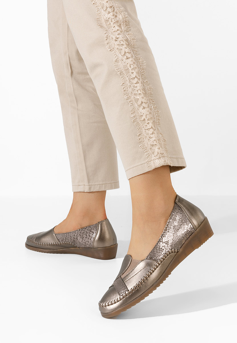 Scarpe basse donna Azohra oro