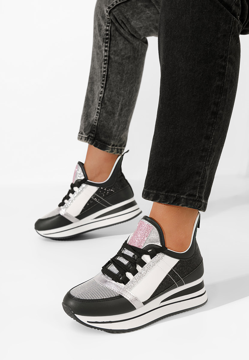 Sneakers con zeppa Tamila nero