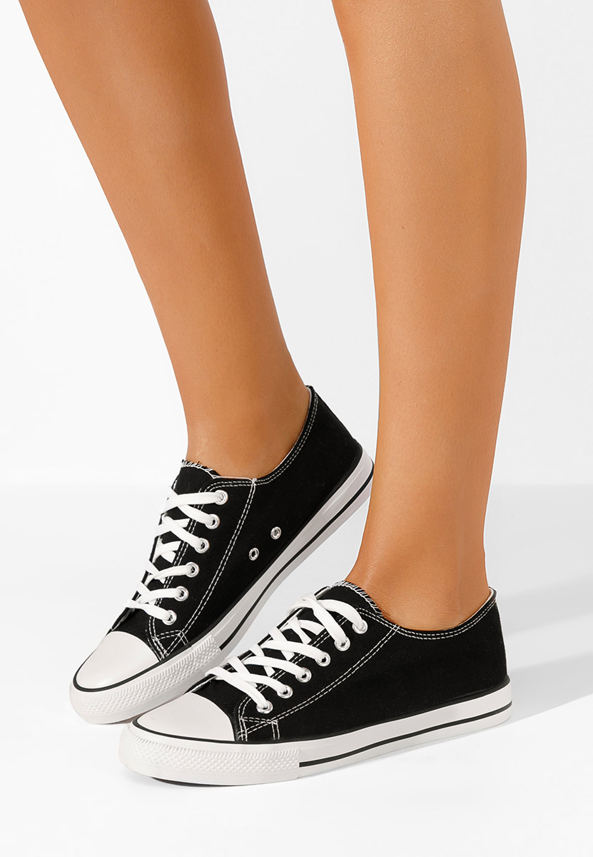 Scarpe da ginnastica donna Saveria nero