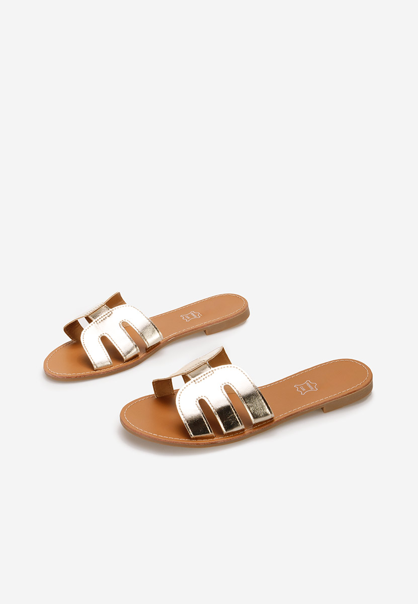 Ciabatte donna Strina oro