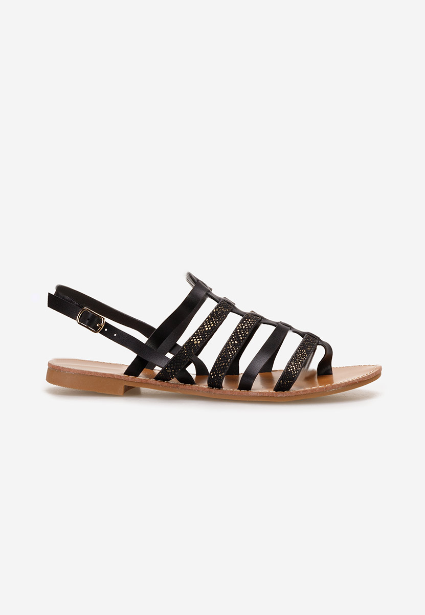 Sandali alla schiava Qamara Nero