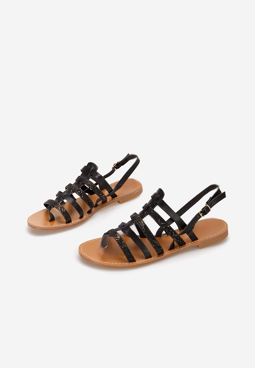 Sandali alla schiava Qamara Nero